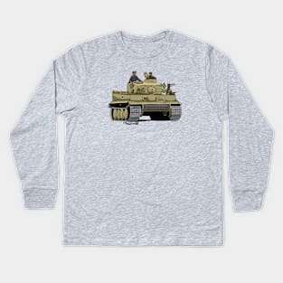 Dogs of war: Tiger 1 Kids Long Sleeve T-Shirt